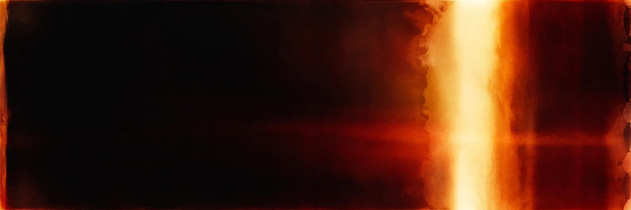 Abstract amber analog film exposure